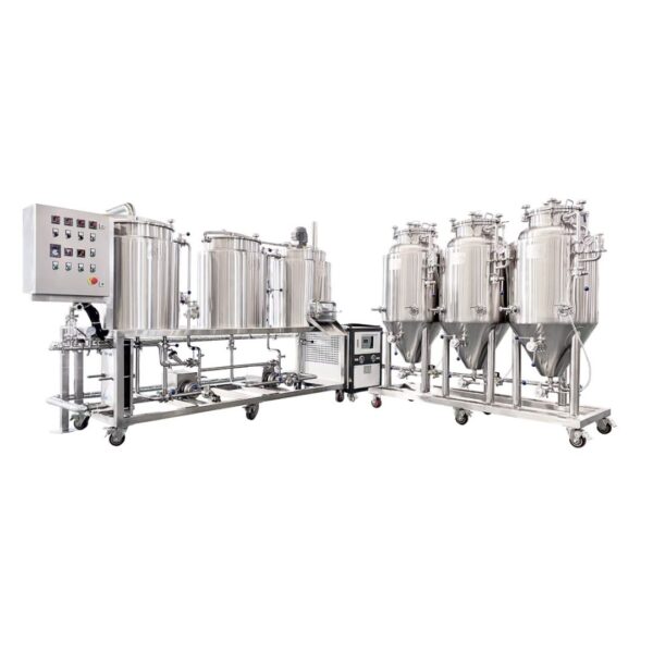 Planta Cervecera Automatizada HERMS 100lts