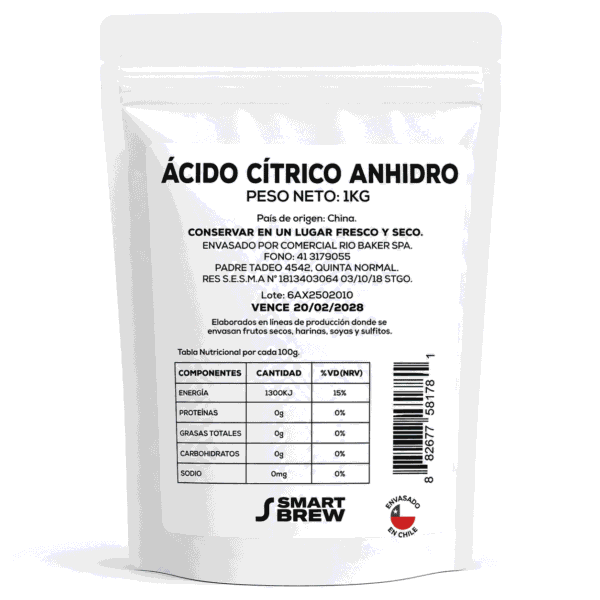 Acido Citrico Anhidro en Chile por kilogramo Acido citrico anhidro USP en Chile por kilo