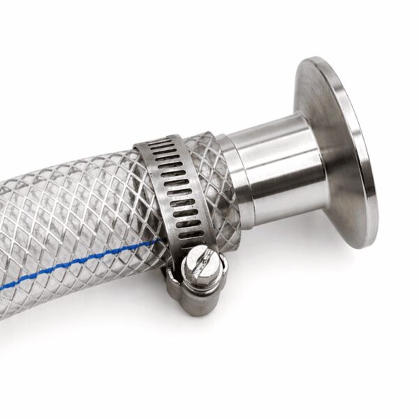 Ferrule Clamp Espiga 1" Inox 304 Tri Clamp para Manguera Sanitaria