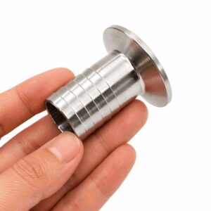 Ferrule Clamp Espiga 1 1/4" Inox 304 Tri Clamp para Manguera Sanitaria