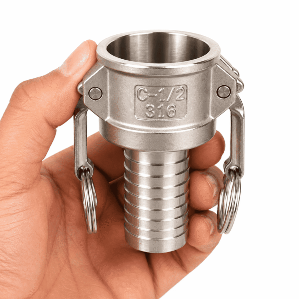 Acople Camlock tipo C de 1/2 Acero Inoxidable Chile