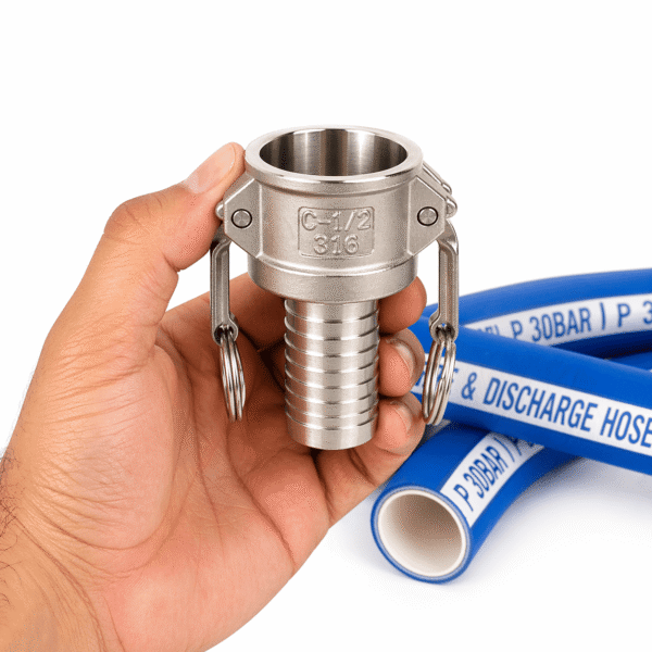 Camlock C 1:2 Acero Inoxidable en Chile Camlock C 1/2" Acero Inoxidable en Chile