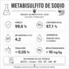 Metabisulfito de sodio USP en Chile
