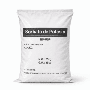 Sorbato de potasio 25 kgs Grado Alimenticio