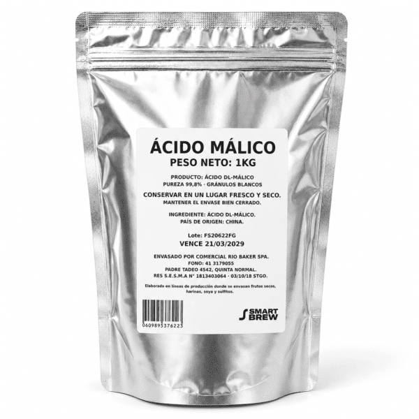 Acido Malico en polvo de 1 kg en Chile Acido Malico de 1 kilo con envío a todo Chile