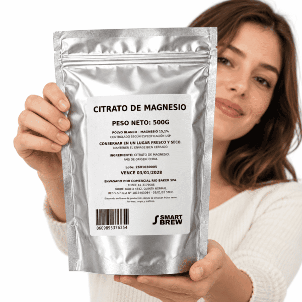 Citrato de Magnesio en polvo con envío a todo Chile