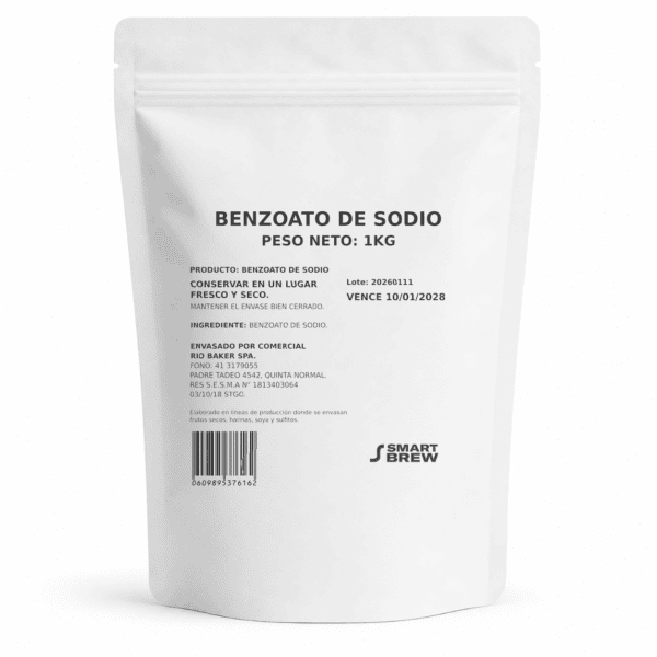 Benzoato de Sodio 1 kg | Conservante Grado Alimenticio