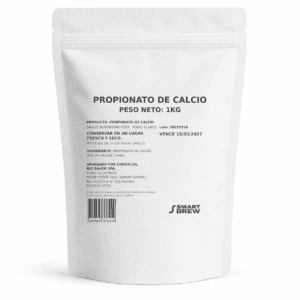 Propionato de Calcio 1 kg | Conservante Grado Alimenticio | Smart Brew