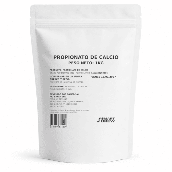 Propionato de Calcio 1 kg | Conservante Grado Alimenticio | Smart Brew
