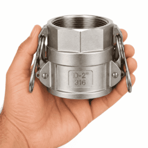 Acople Camlock D de 2 pulgadas fabricado en inoxidable