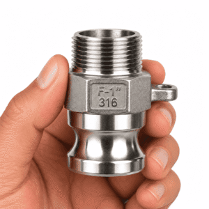 Acople Camlock inox tipo F de 1 pulgada